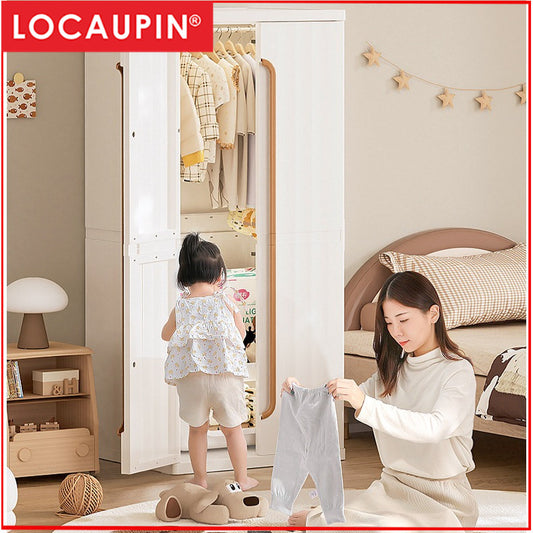 Locaupin Modern Minimalist Wardrobe Cabinet｜Bedroom Furniture｜Closet｜Minimalist Storage Closet｜Storage Solutions