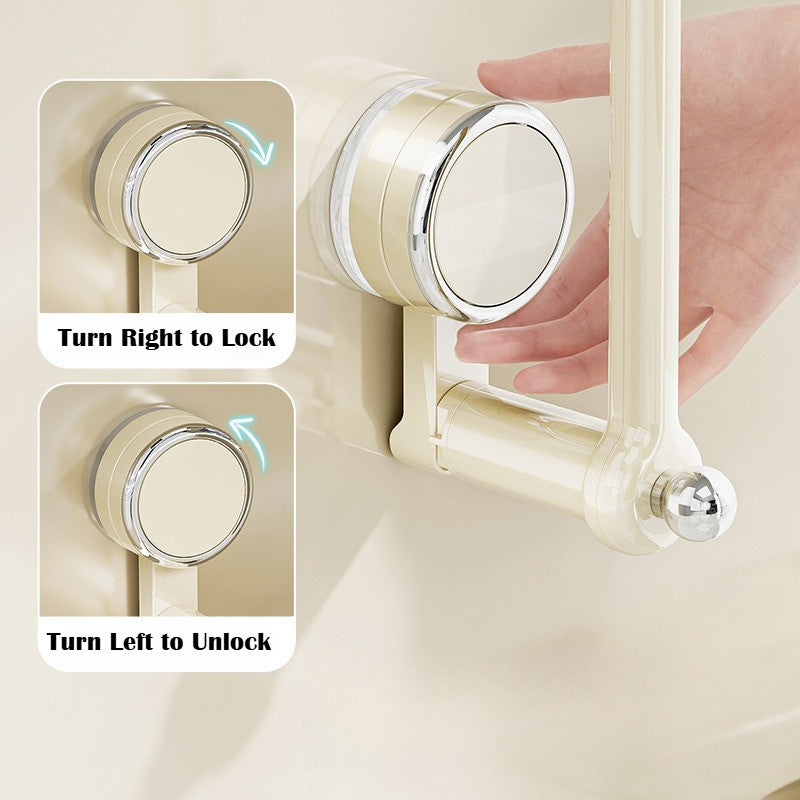 LOCAUPIN Adhesive Paper Towel Holder l Rotatable l Wall Mounted Kitchen Tissue Holder
