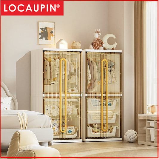Locaupin Modern Minimalist Wardrobe Cabinet｜Bedroom Furniture｜Closet｜Minimalist Storage Closet｜Storage Solutions