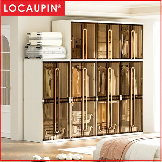 Locaupin Modern Minimalist Wardrobe Cabinet｜Bedroom Furniture｜Closet｜Minimalist Storage Closet｜Storage Solutions
